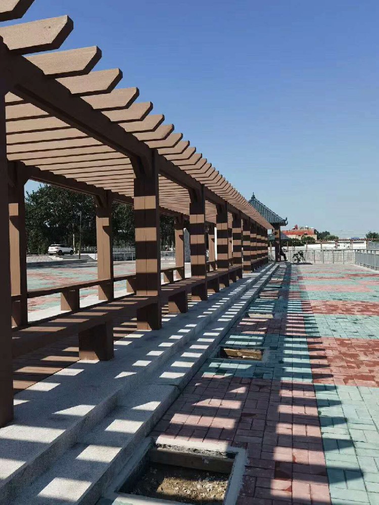 木塑花架、木塑葡萄架制作安装